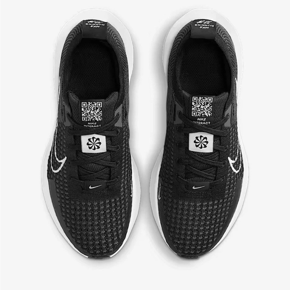 Nike Interact Run “White/Black”Women's Road Running Shoes No Lid - Picture 4 of 10